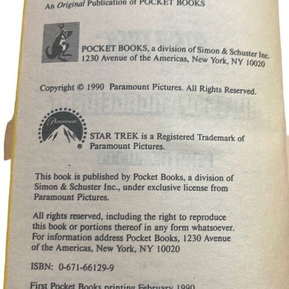 Star‎ Trek Rules of Engagement Book #48 1990 Paperback by Peter Morwood - Picture 5 of 6